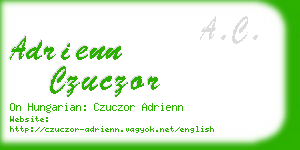 adrienn czuczor business card